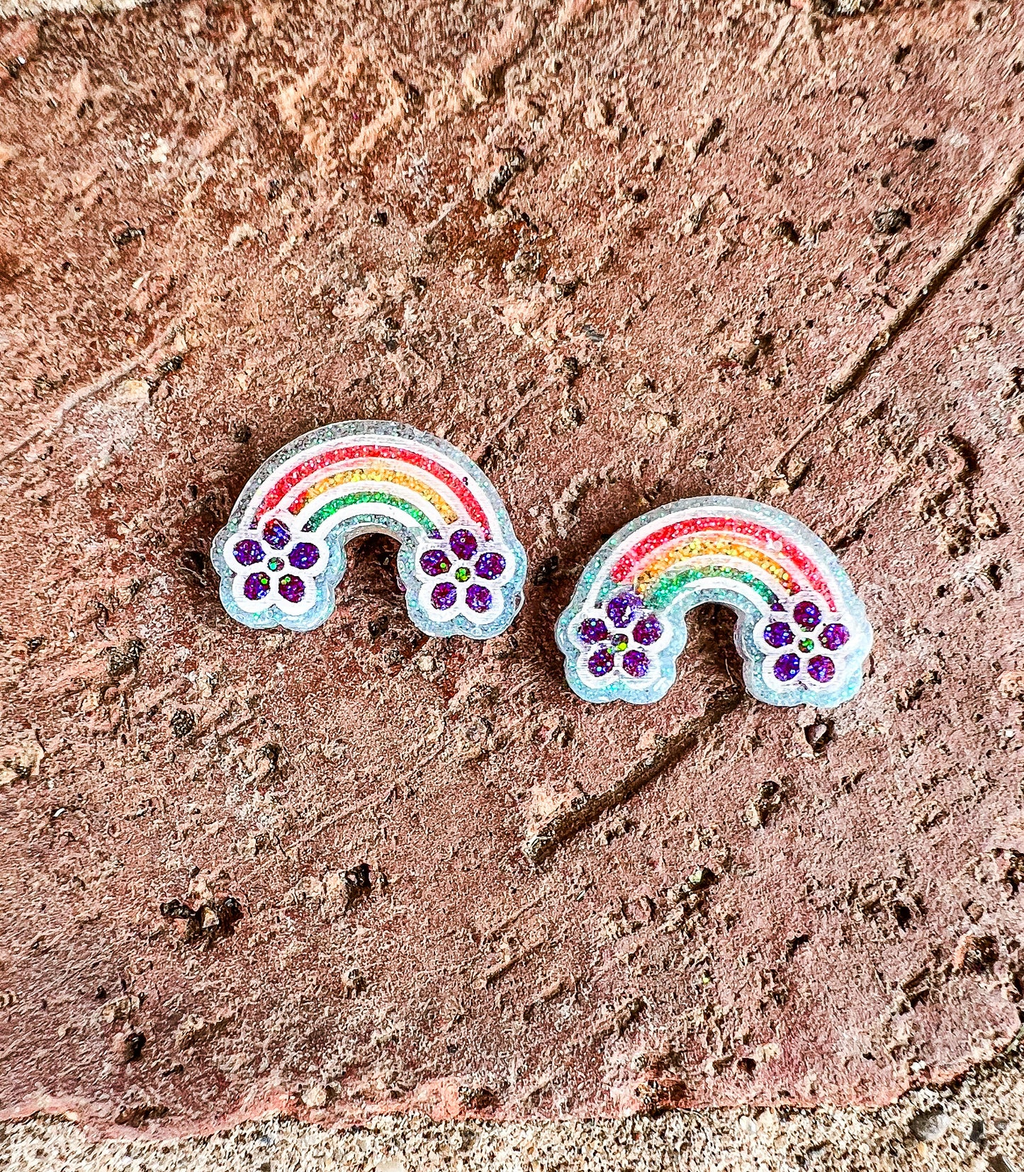 Groovy Rainbow Studs