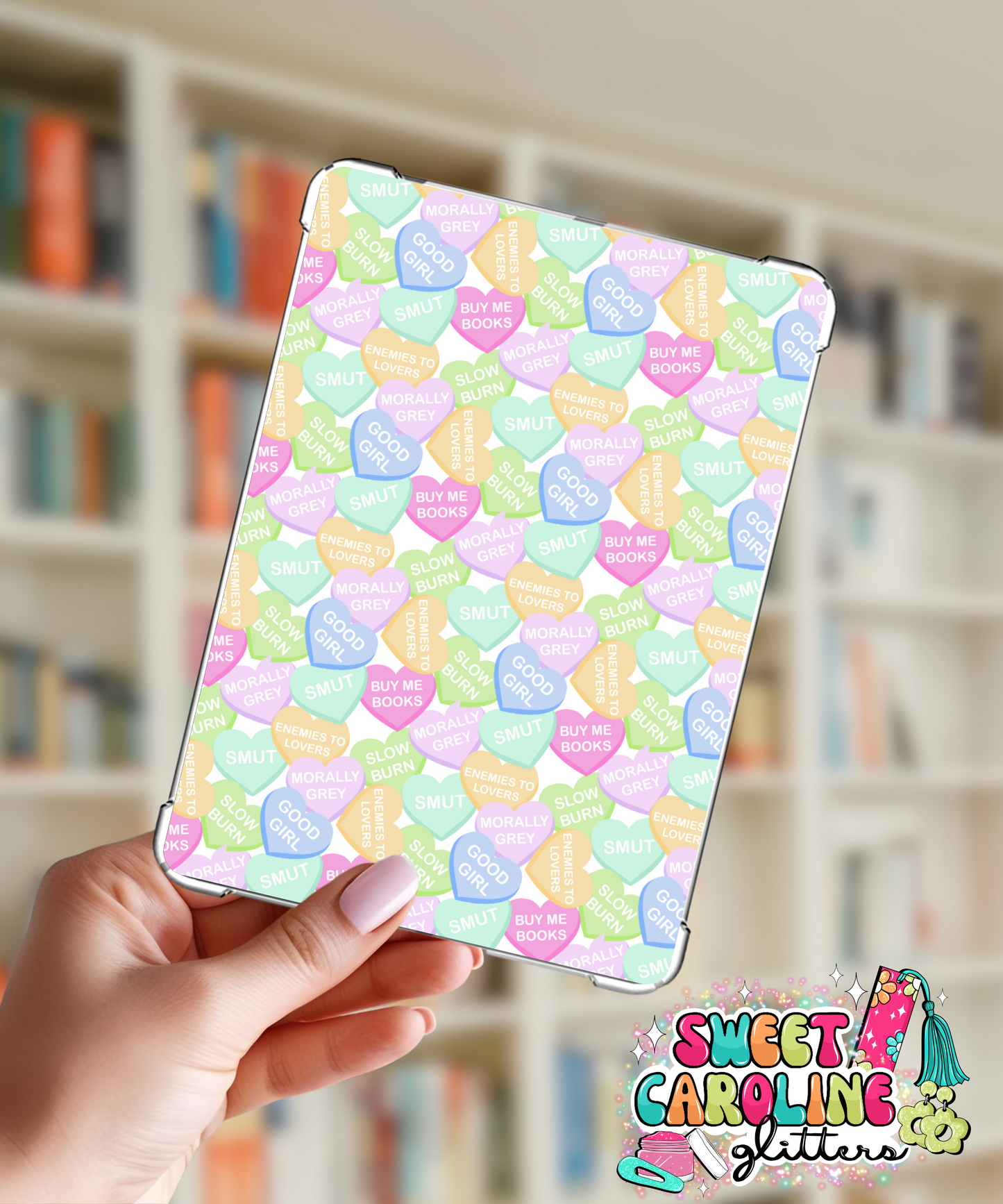 Bookish Convo Hearts Insert