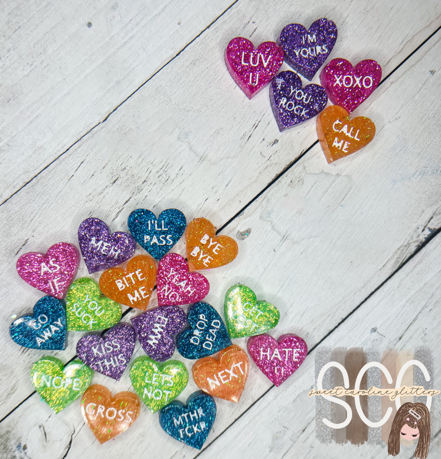 Convo Hearts Stud Earrings