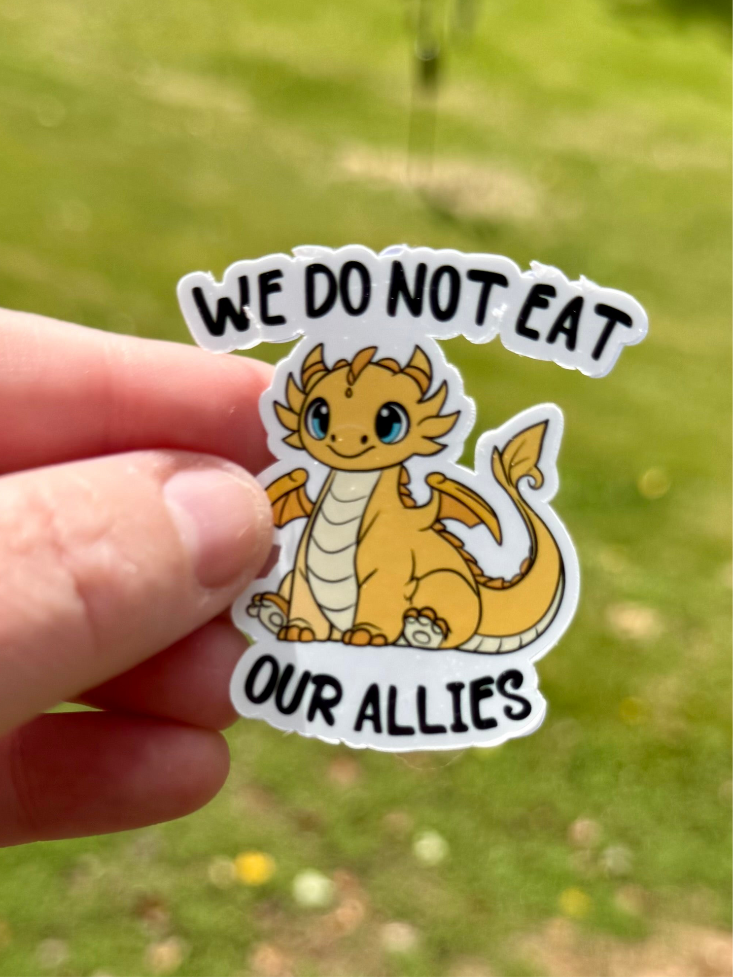 Don’t Eat Allies Sticker