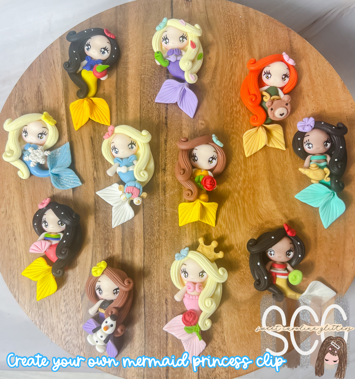 Create Your Own Mermaid Princess Clip