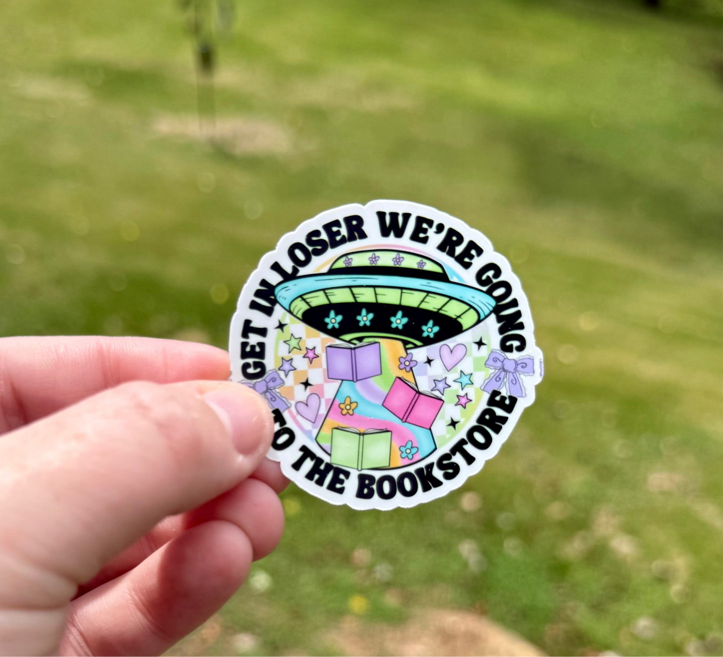 Going to the Bookstore Sticker