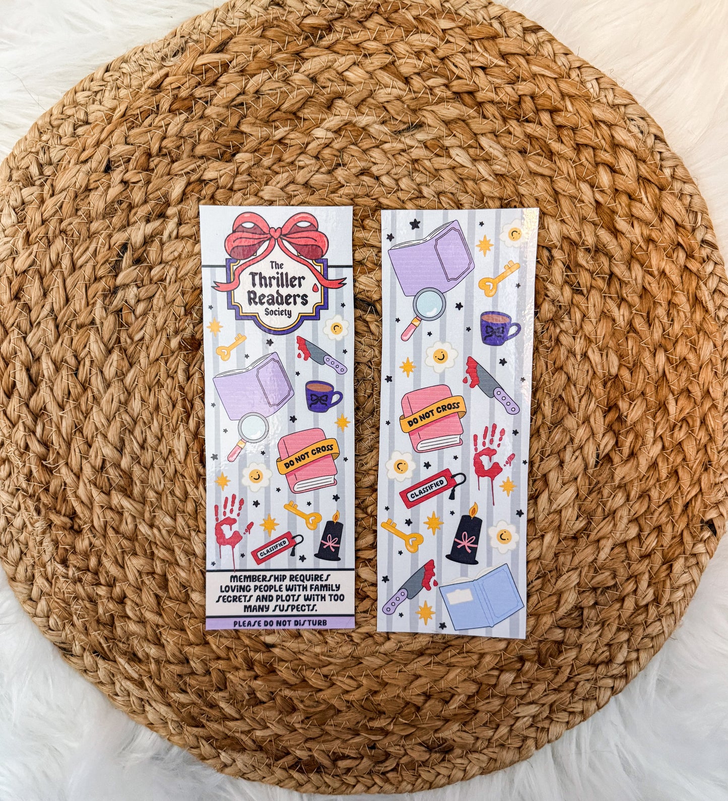 Thriller Reader Bookmarks