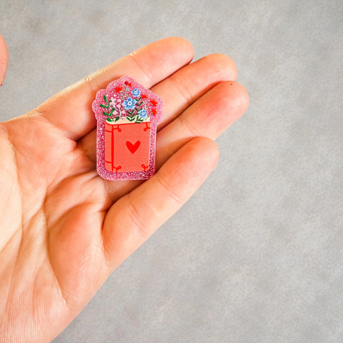 Floral Books (Smaller - Best as Keychain)