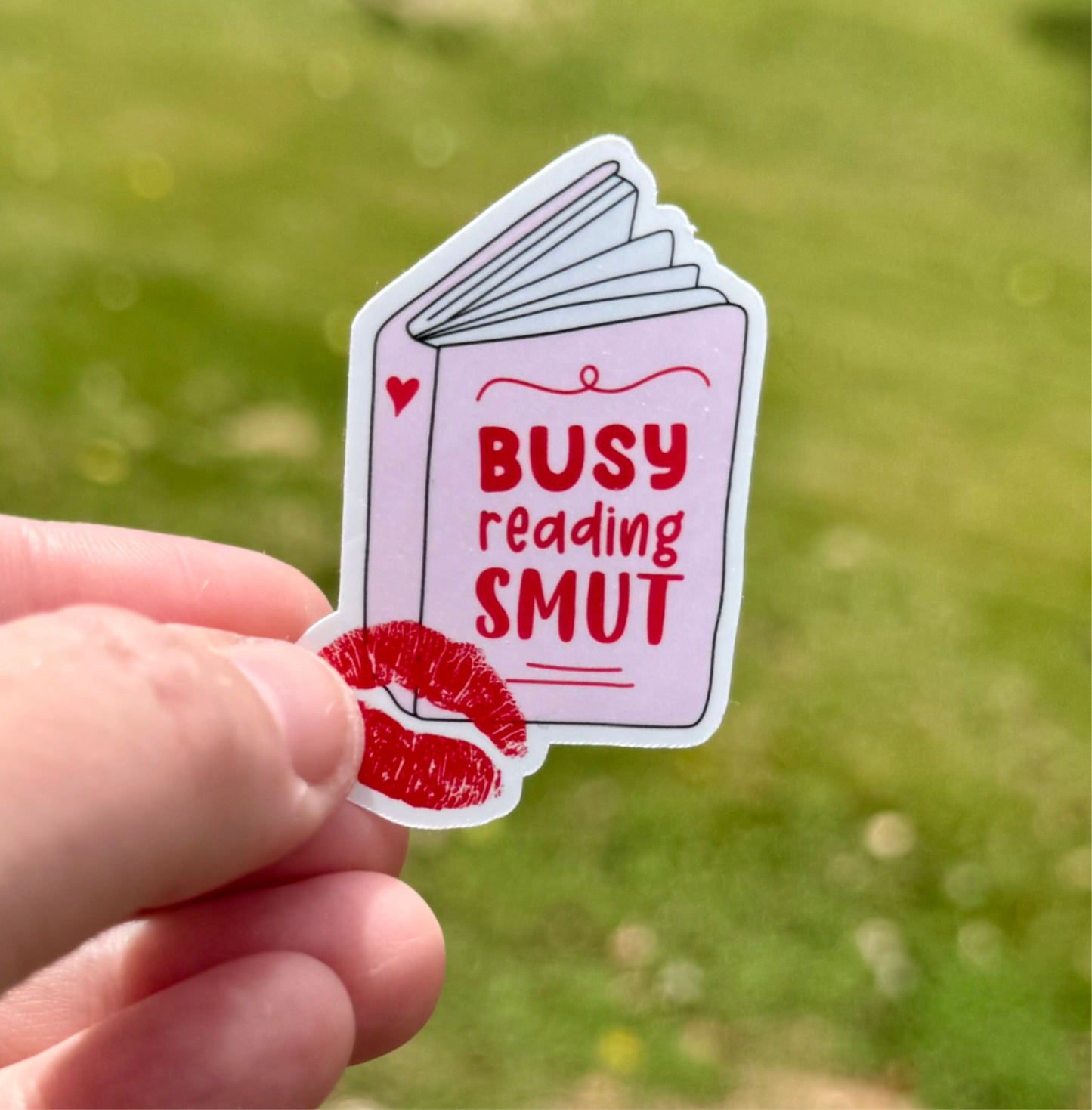Busy Reading Smut Sticker