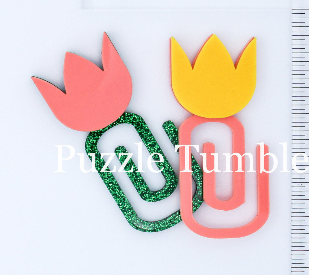 Flower Paperclip Bookmark