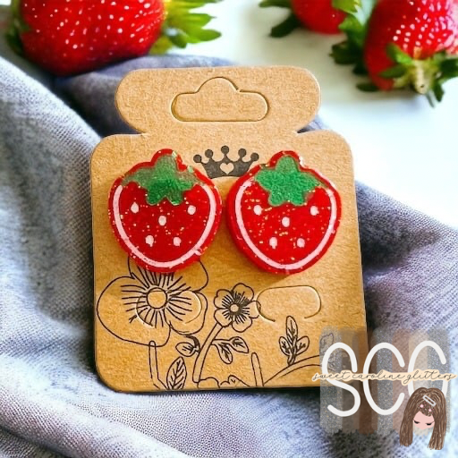 Strawberry Studs