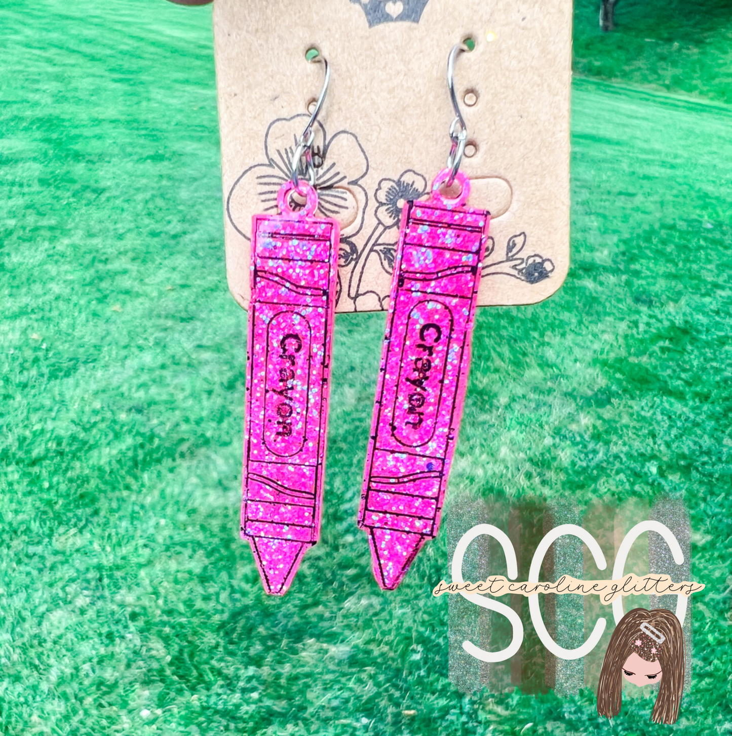 Crayon Earrings