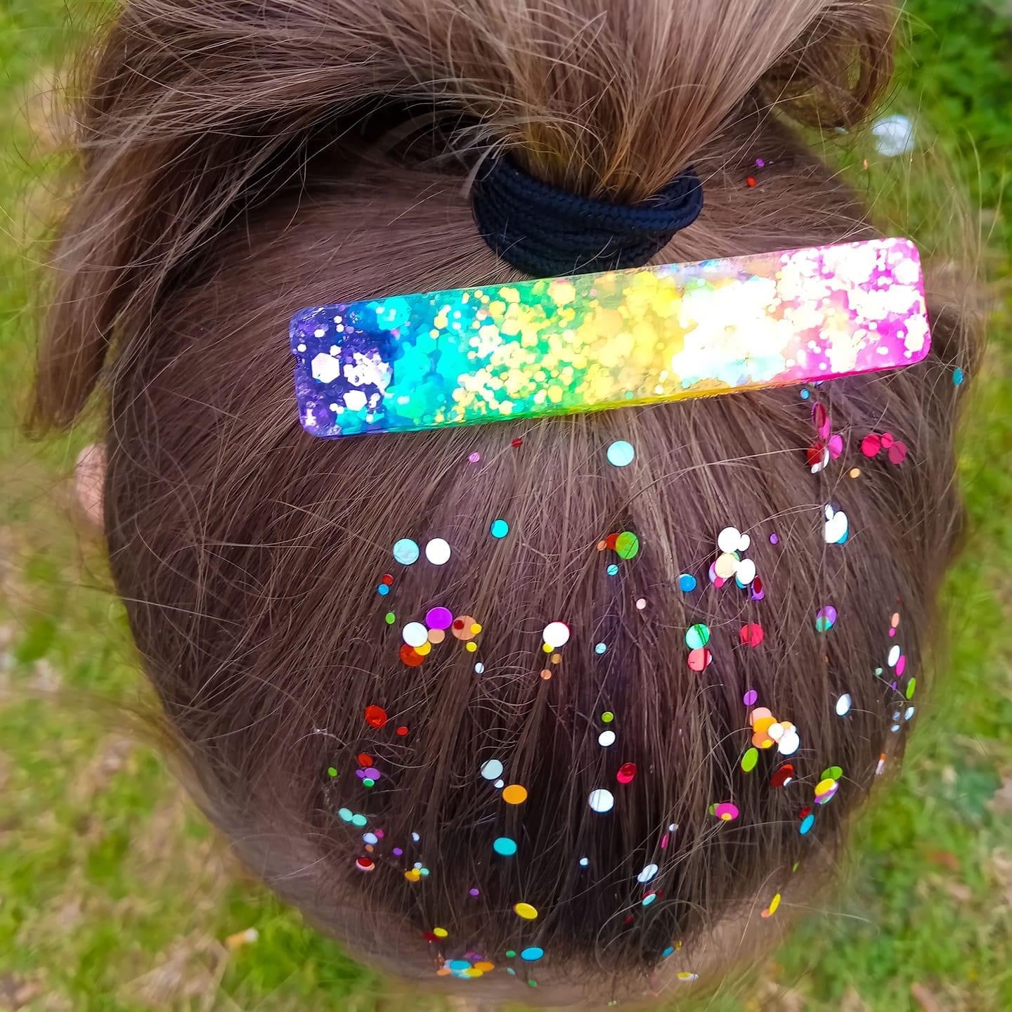 Rainbow Hair Clip