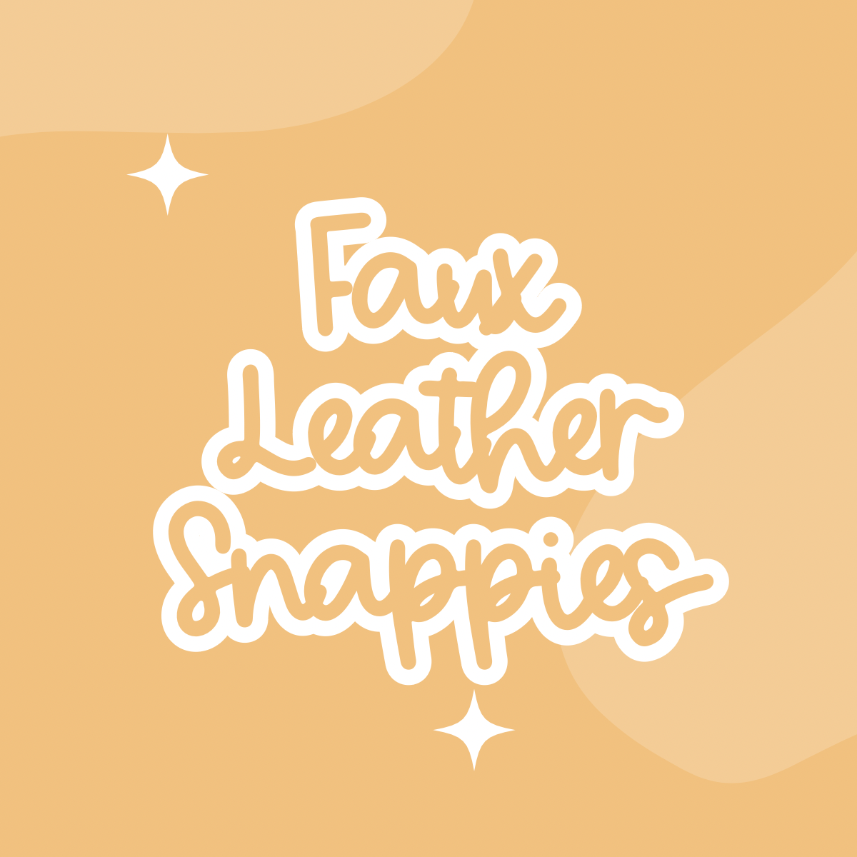 Faux Leather Snappies