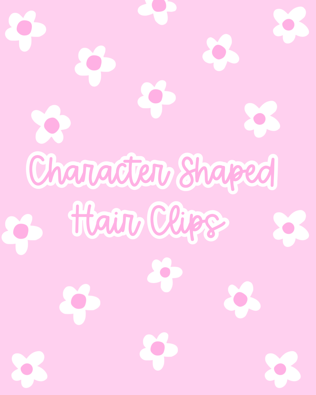 Character Shaped Hair Clips