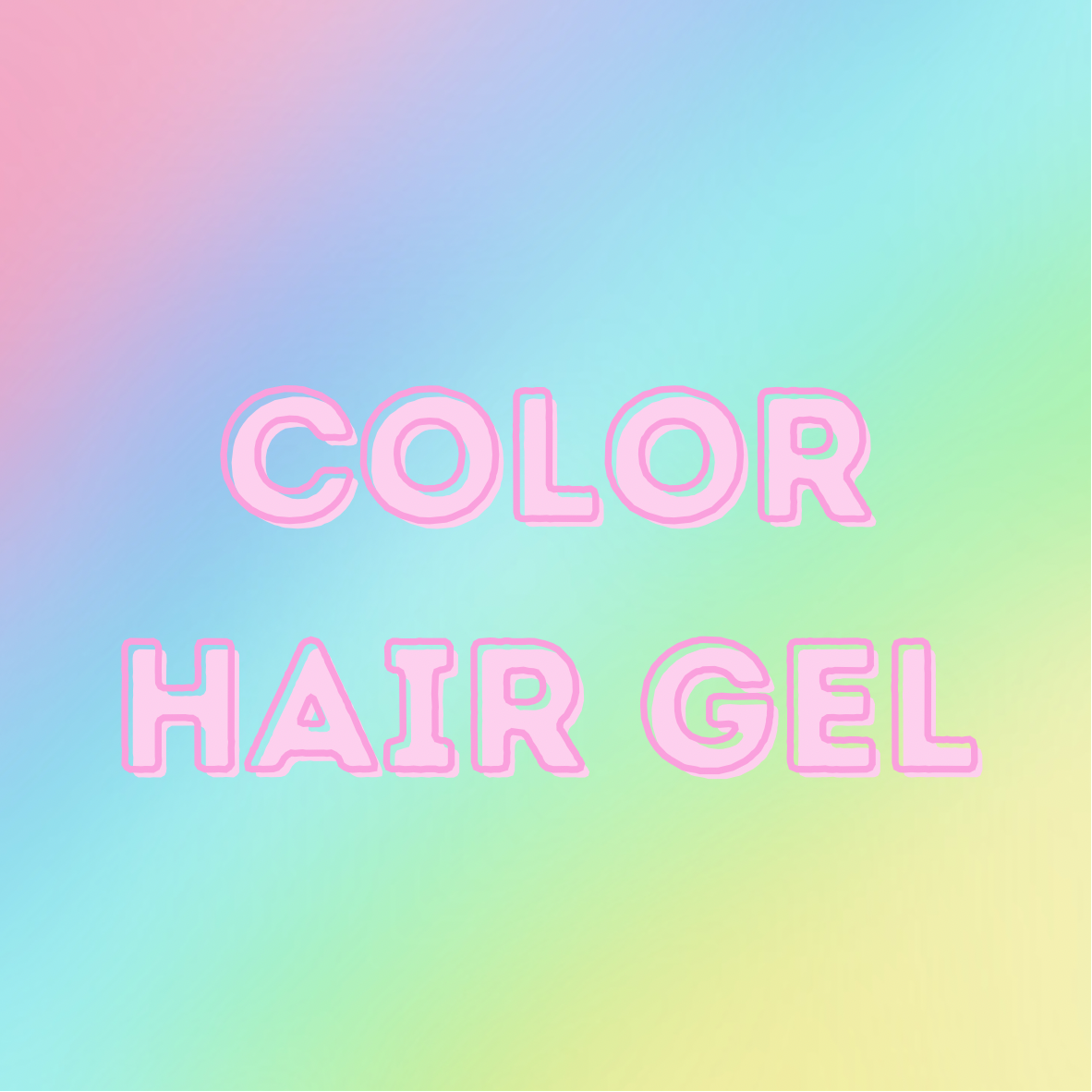 Color Hair Gel