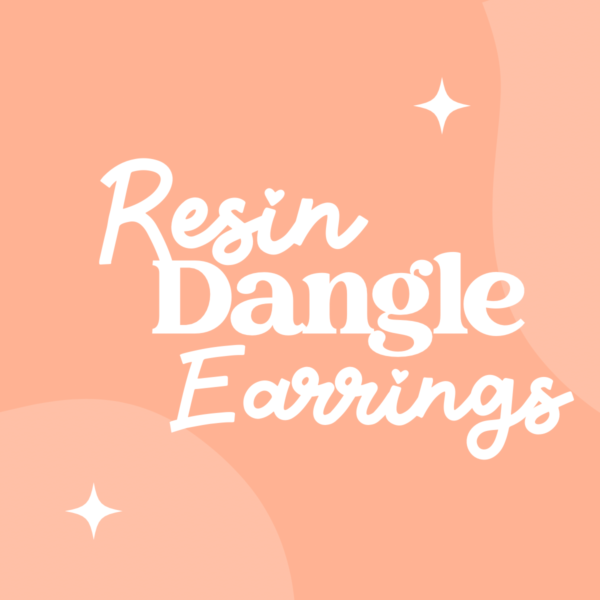 Resin Dangle Earrings