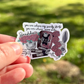 Leave Me Collage Sticker