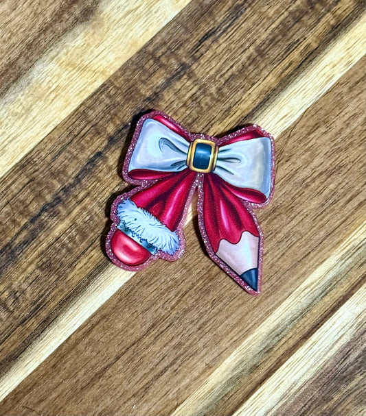 Christmas Pencil Bow