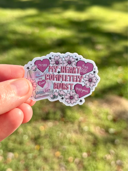 Completely Burst Sticker