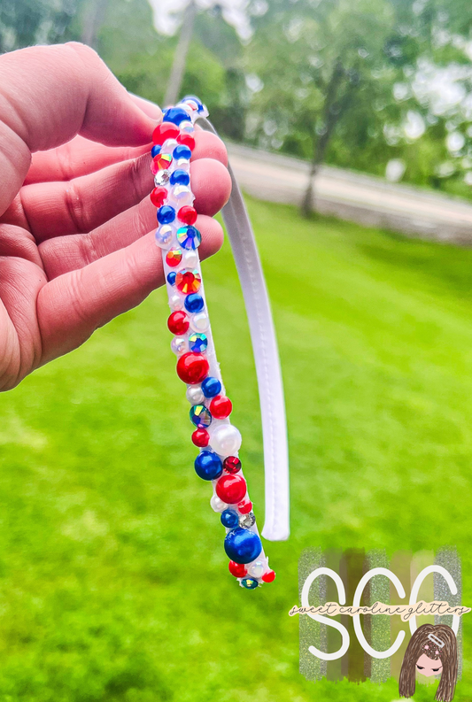 Skinny USA Blinged Headband