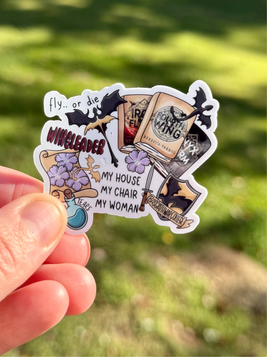 Wing leader Collage Sticker