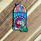 Lion Stained Glass