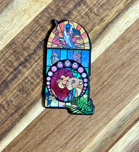 Lion Stained Glass