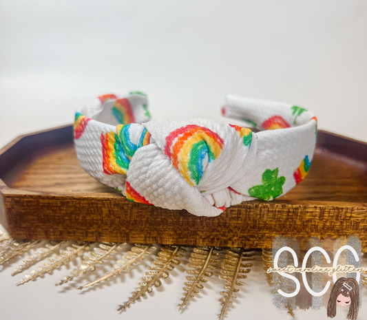 Rainbows & Clovers Headband