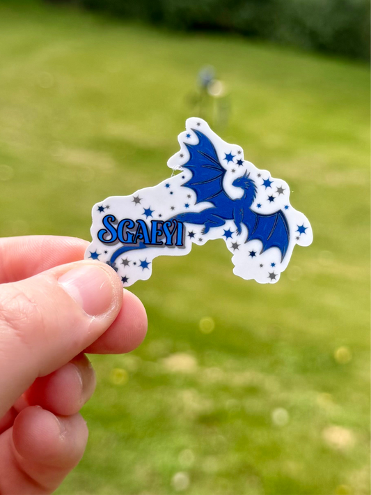 Blue Dragon Sticker