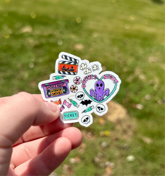 Ghouls Night Sticker