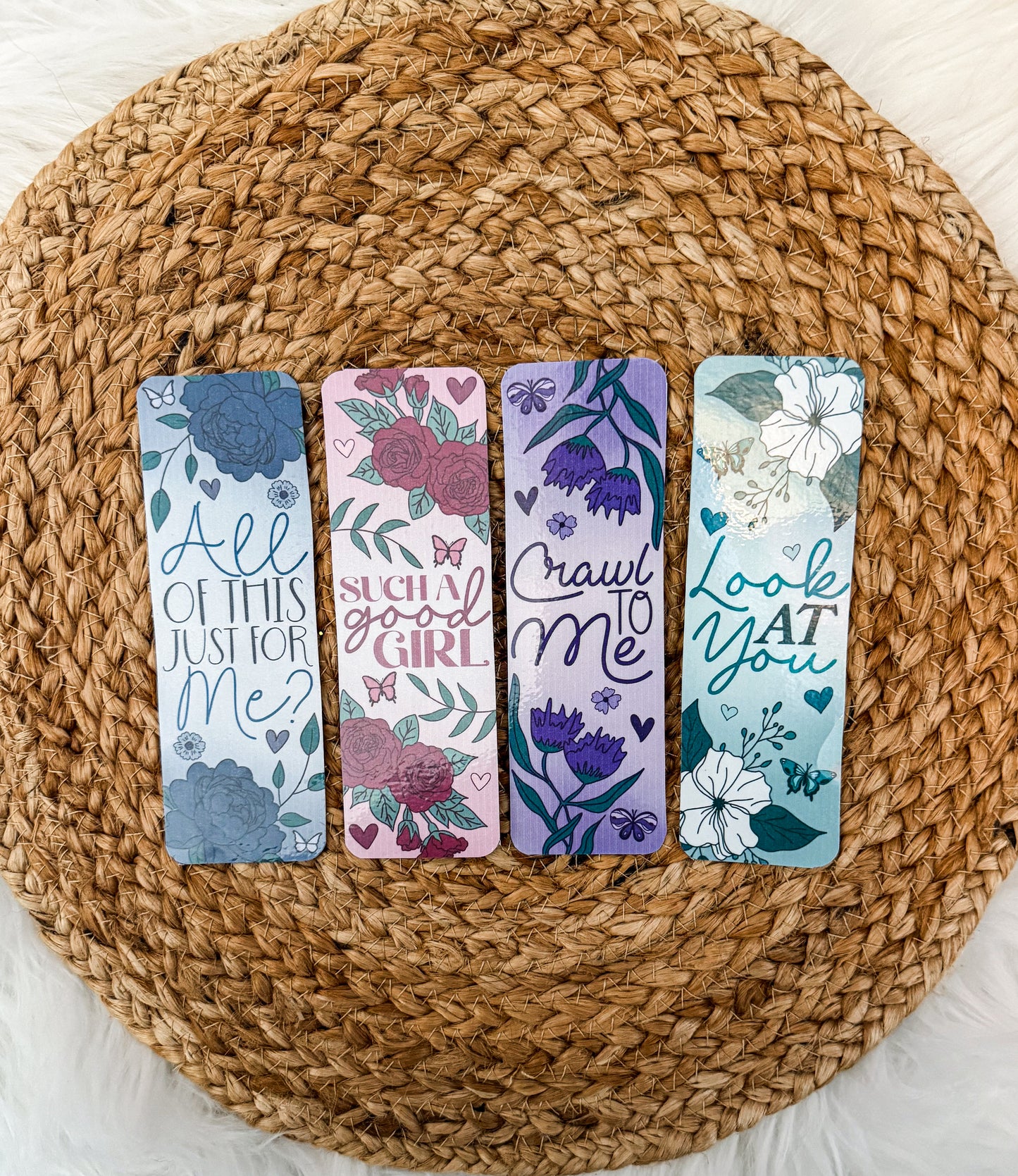 Floral Smut Bookmarks