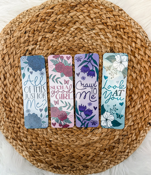 Floral Smut Bookmarks