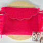 Neon Pink Purse with Fringe