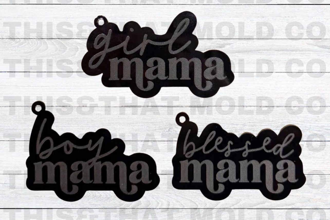 Girl Mama Keychain