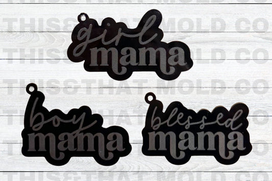 Blessed Mama Keychain