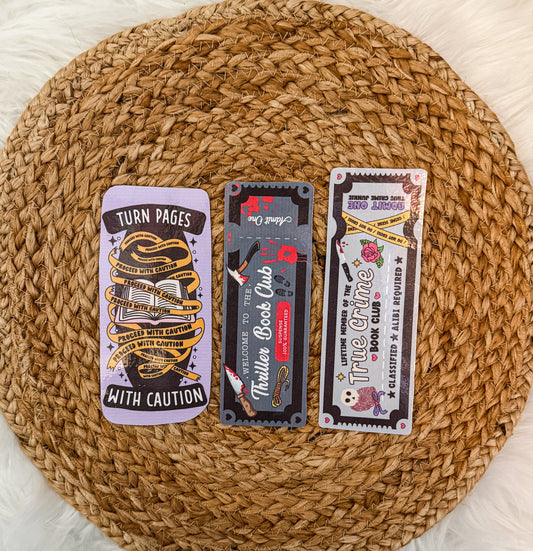 Thriller Bookmarks