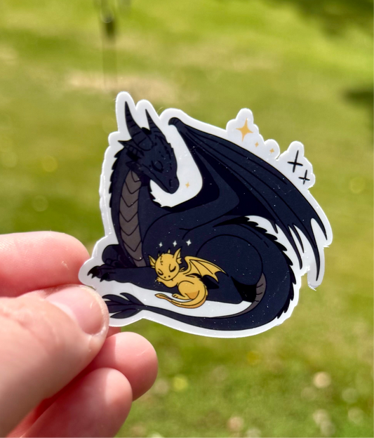 Dragon Duo Sticker