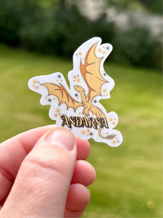 Gold Dragon Sticker