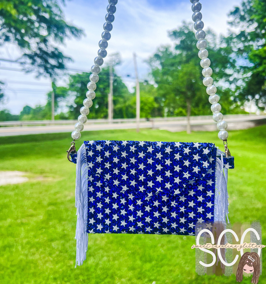 Blue Stars Purse