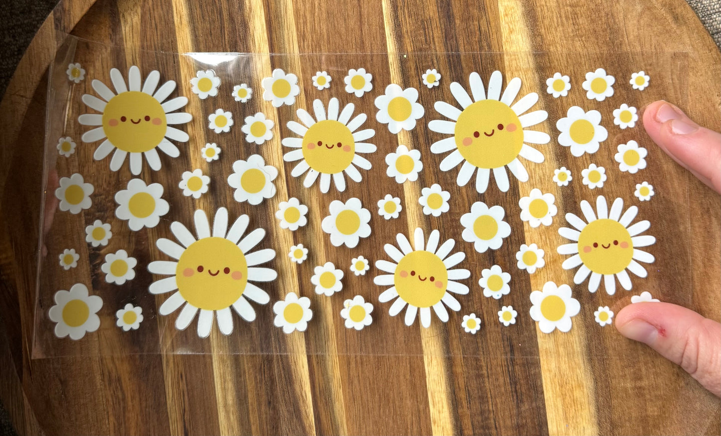 Smiley Flower Wrap