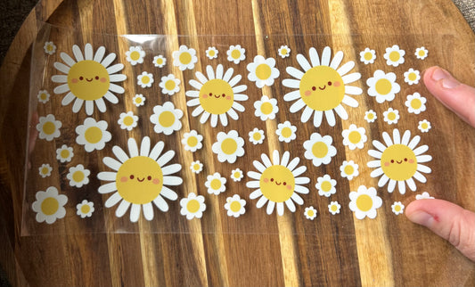 Smiley Flower Wrap