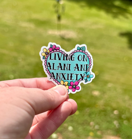 Living On Alani Sticker