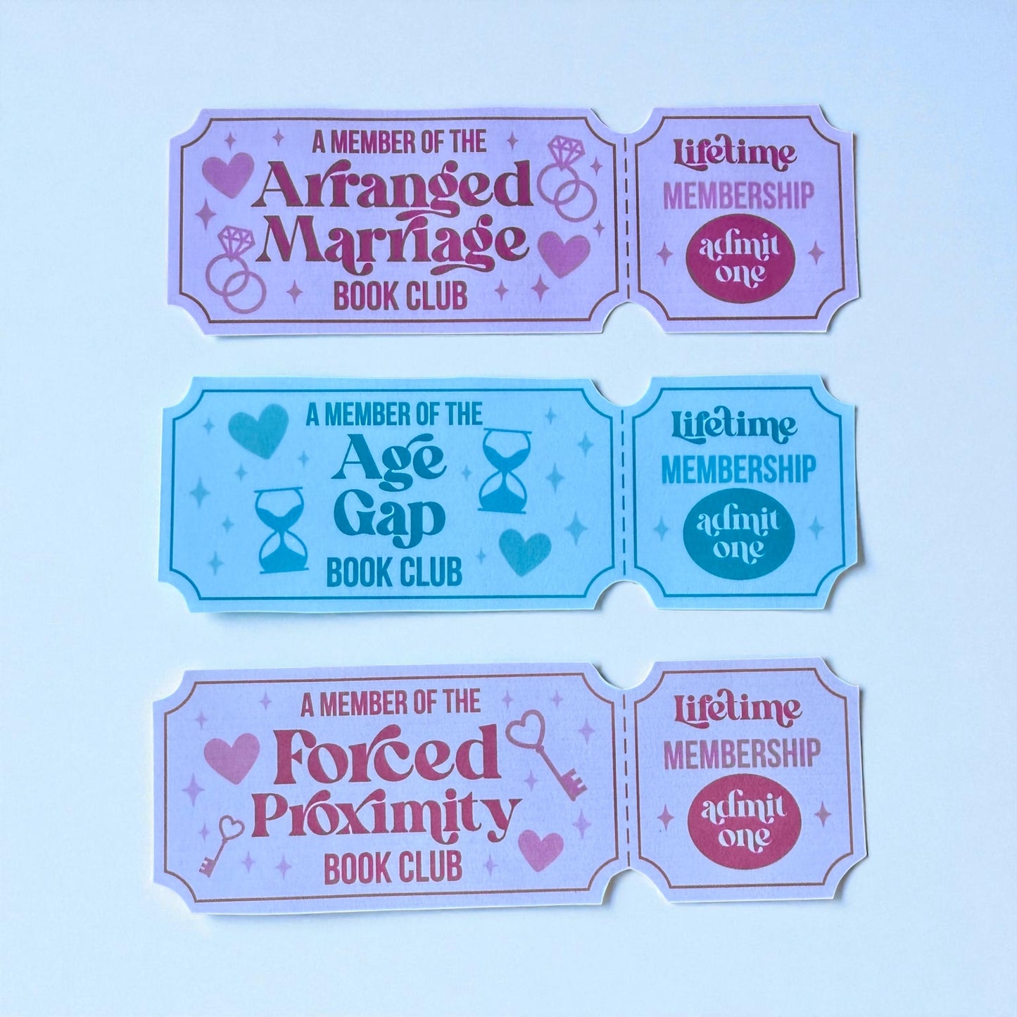 Tropes Ticket Bookmarks