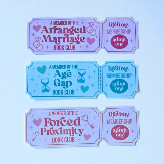 Tropes Ticket Bookmarks