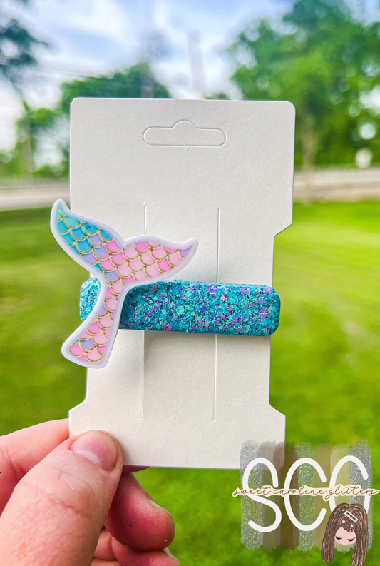 Mermaid Tail Mini Clip