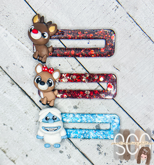 Christmas Deer Clips