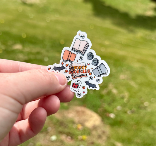 Spooky Book Club Sticker