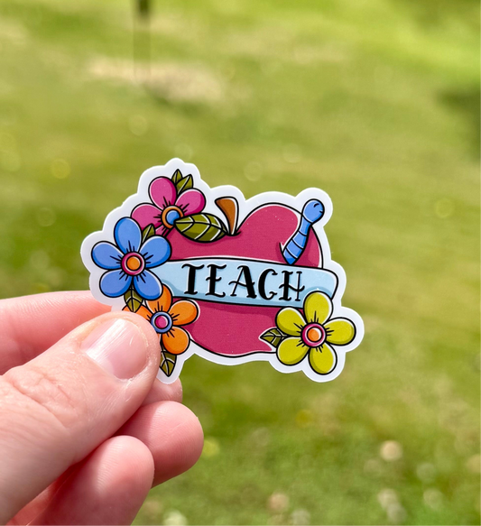 Teach Sticker