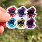 Gods Masks Sticker