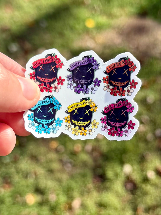 Gods Masks Sticker