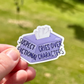 Suspect Cries Sticker