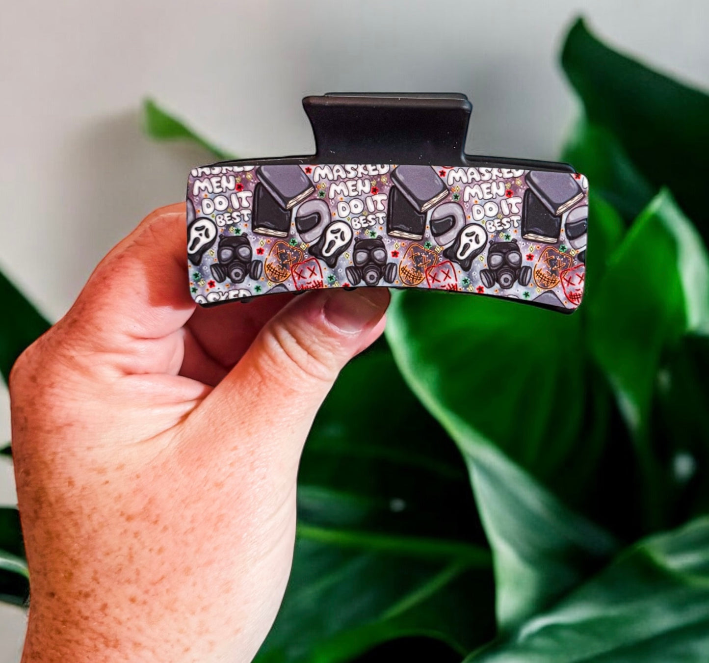 3” Masked Men Claw Clip