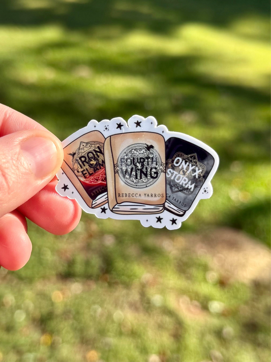 Wings Books Sticker